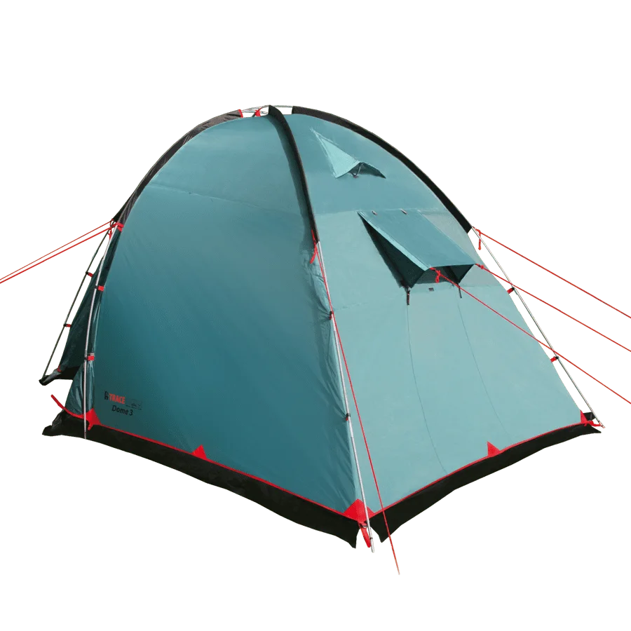 Высокая палатка для кемпинга 4х-местная BTrace Dome 4 (365x260x205 см) | Спорт и развлечения