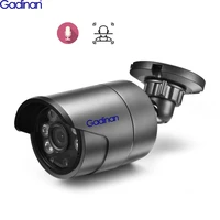 gadinan h 265ai 5mp 4mp face recognition bullet outdoor waterproof audio poe surveillance ip camera for home kit video set