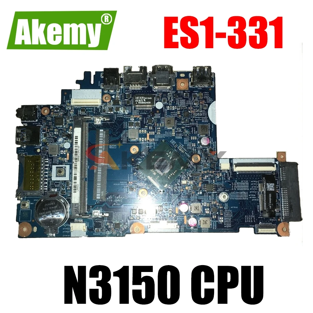 

LAW_BA MB 14295-1M For Acer Aspire ES1-331 448.05T02.001M NBMZU11002 With N3150 DDR3L Motherboard 100% fully tested