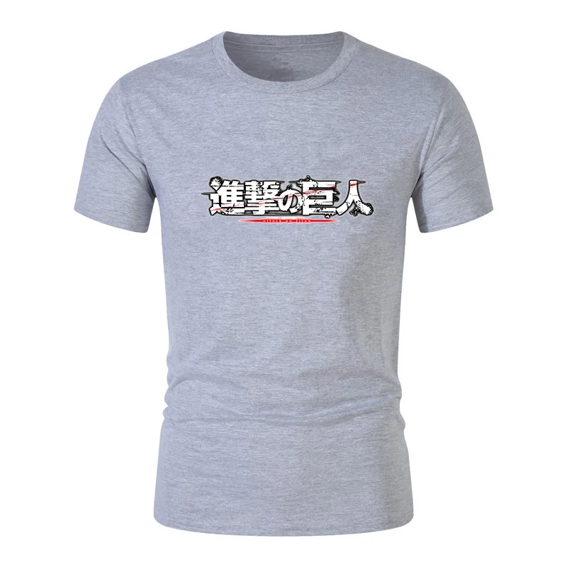 

nime Titan Attack Levi Attack on Titan Shingeki No Kyojin clothes men harajuku couple casual t shirt t-shirt ulzzang