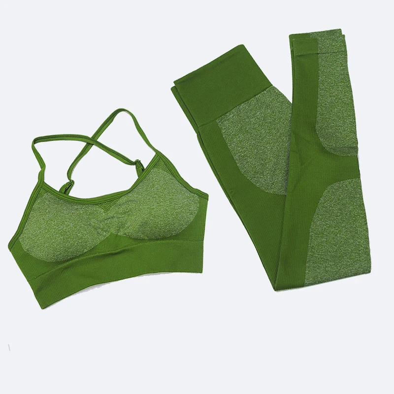 Новинка Бесшовные женские сексуальные комплекты для йоги профессиональный