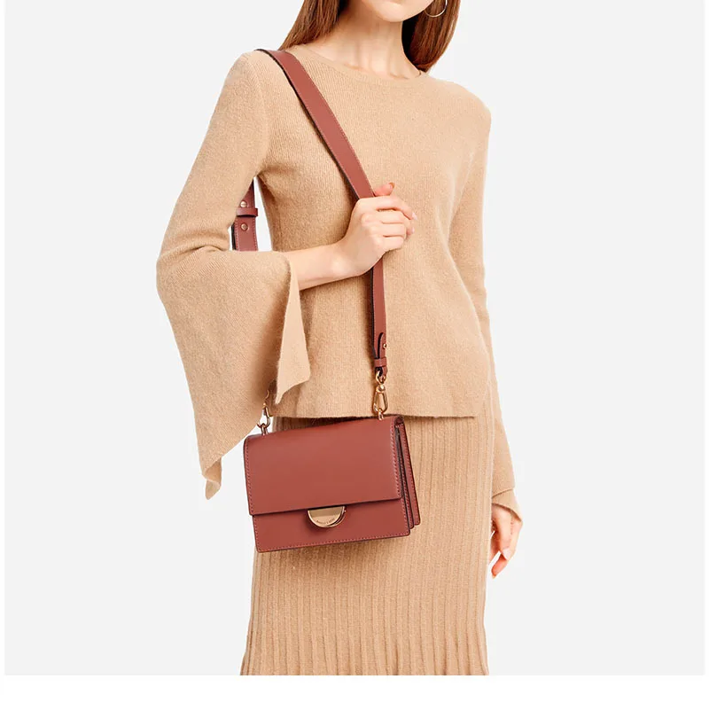 Genuine Leather Wide Shoulder Bag Strap Adjustable Snap Design 90cm-110cm Fashion Luxury Women Bag Handles Belts Accessories