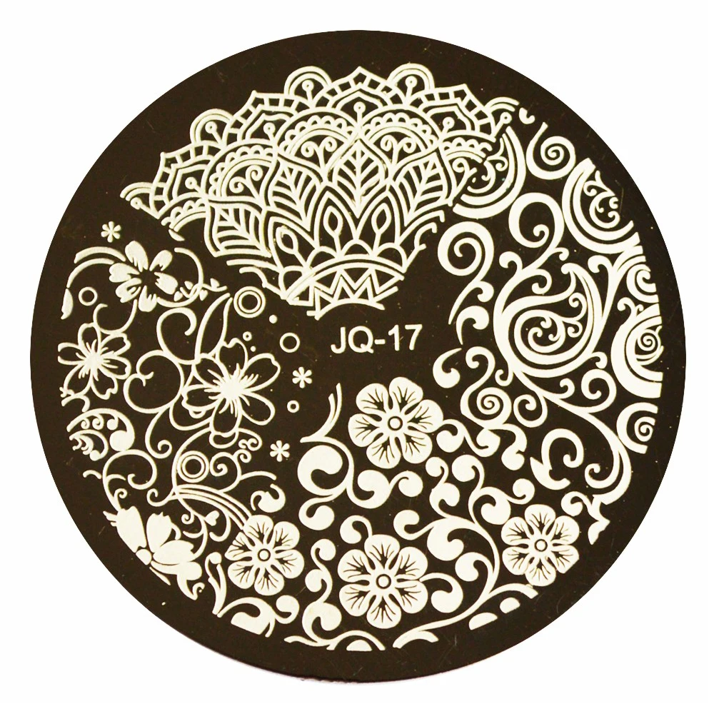 1 шт. красота цветок стили полировка изображений Печать ногтей штамповки