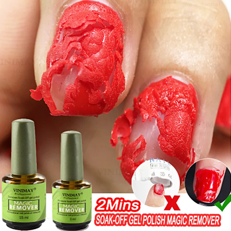 Быстрое удаление гель лака для ногтей Очиститель впитывает Гель лак акриловый