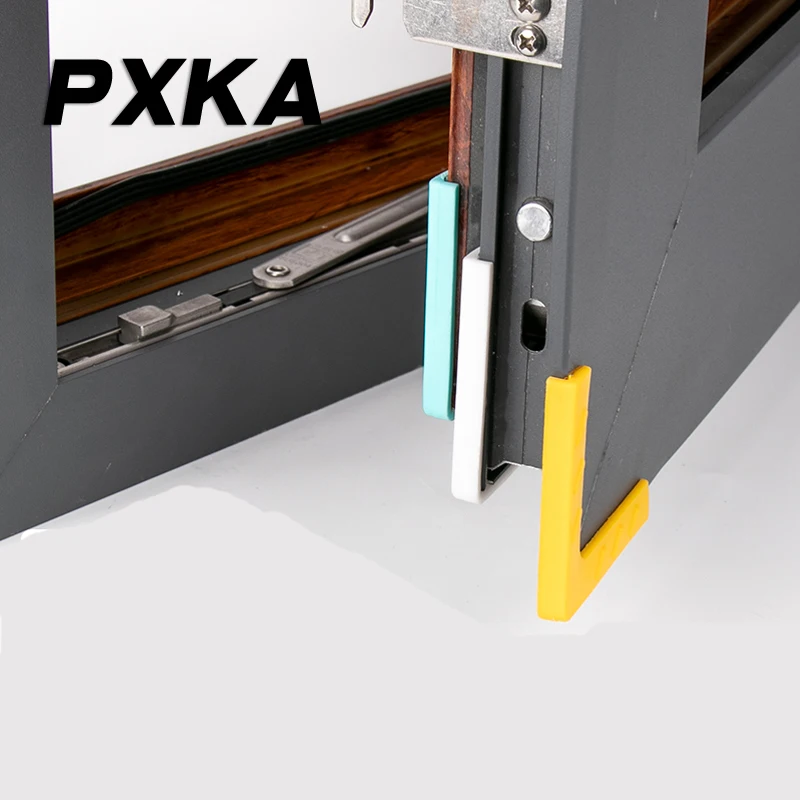 Бесплатная доставка 8pcs правый угол сломанный мост алюминиевые окна Угловой