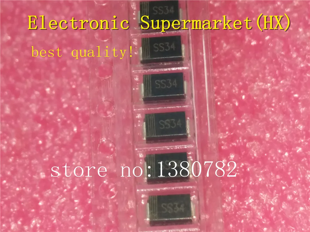 Барьерные диоды Шоттки SMD IN5822 SS34 2000 1N5822, DO-214AC шт., интегральные схемы, лучшее качество, в наличии!