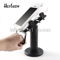 360 degree pos machine display stand cashier credit card machine stand adjustable claws black flexible security pos holder