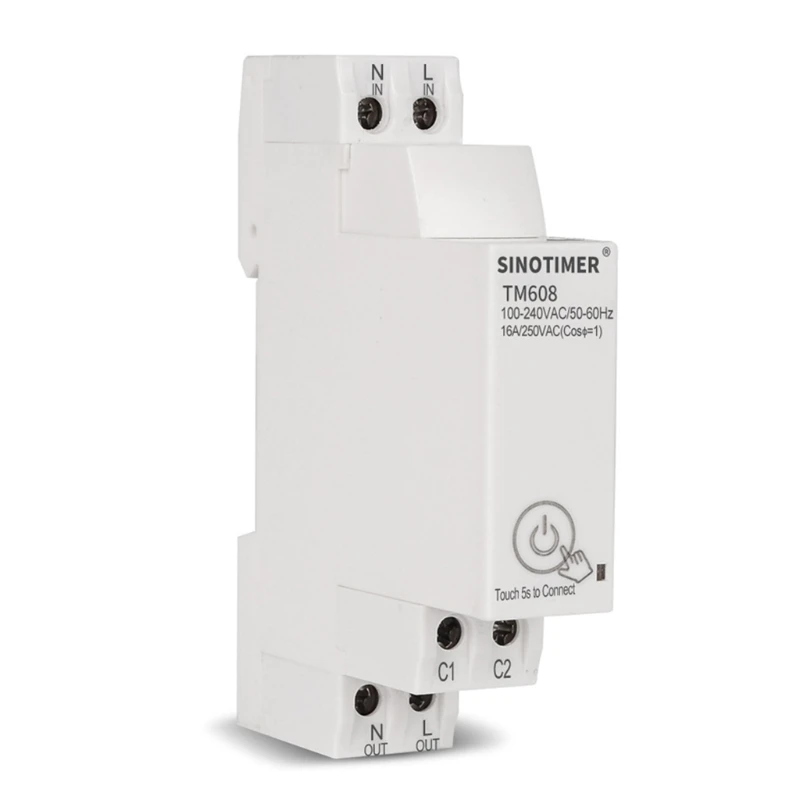 

1 Phase WIFI Home Energy Meter with Timer Switch Remote Control by APP Voltage Current Detection Timer AC 100-240V