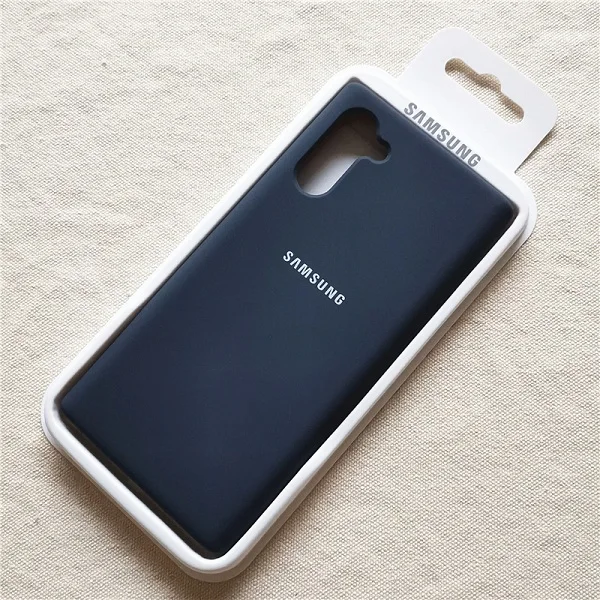 Midnight Blue Чехол для samsung Galaxy Note 10 Plus, чехол Ofiice Silky Solf-touch, жидкий силиконовый чехол для Note 10 10+ Pro Plus с коробкой - Цвет: Midnight Blue
