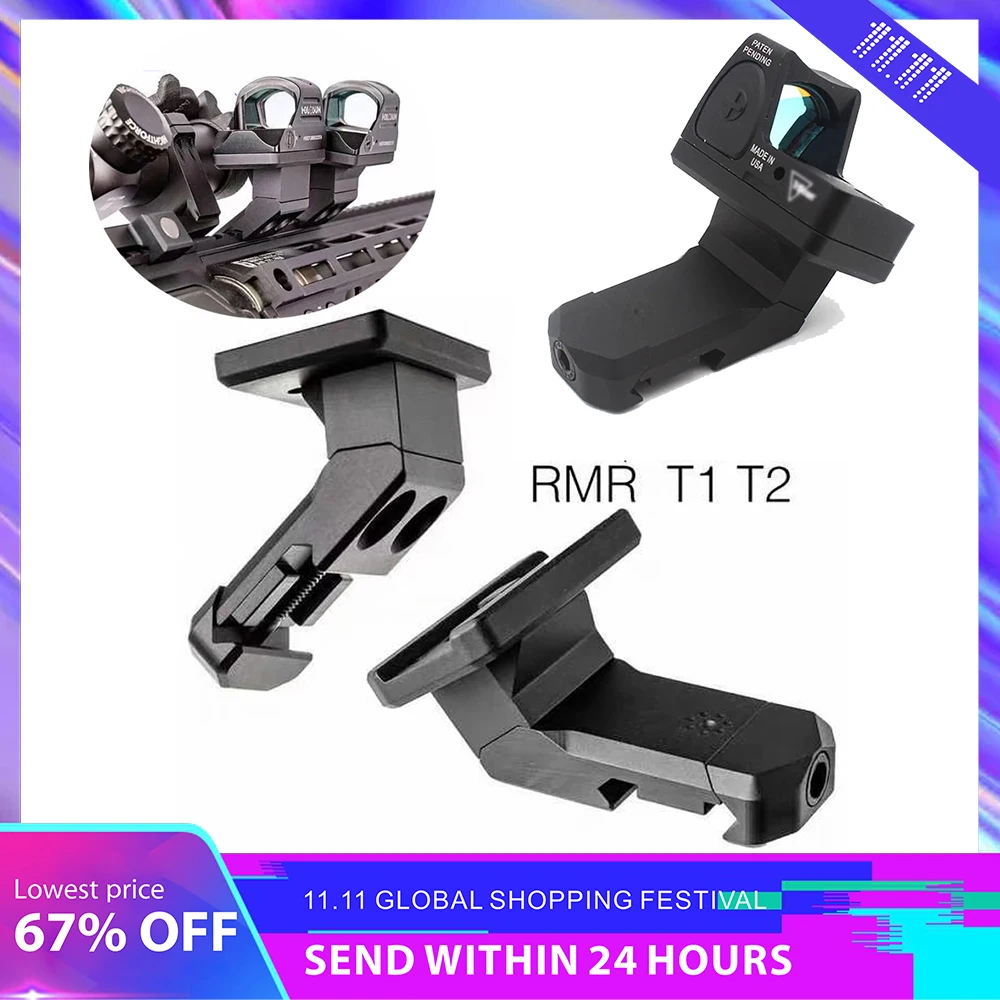 Тактическая прицел ARISAKA OOM с офсетным интерфейсом для прицела Red Dot T1 T2 RMR SRO red dot