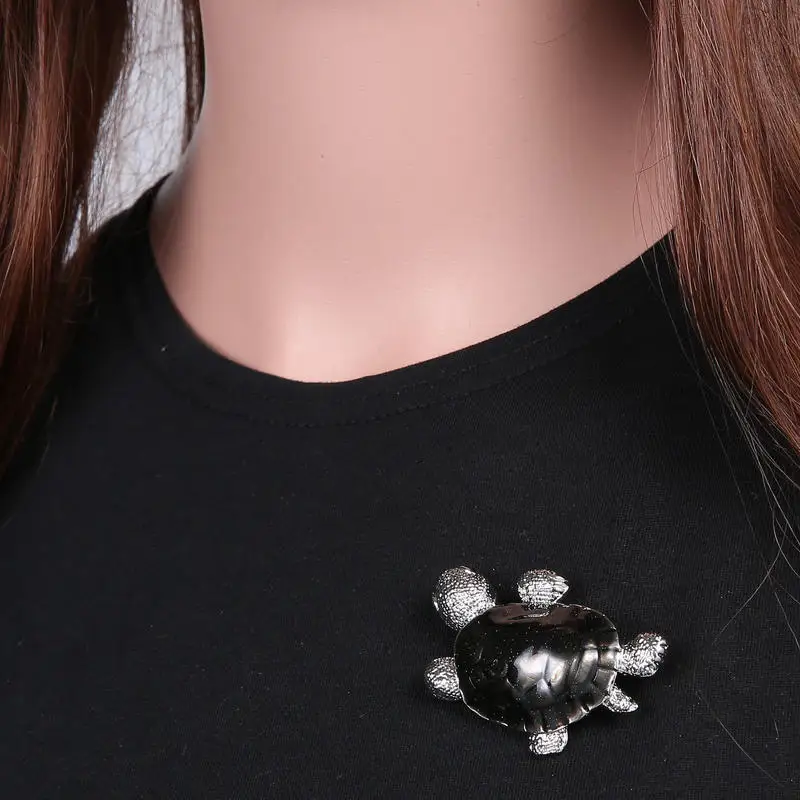 Маленькая брошь с черепахой булавки рубашки куртки одежда рюкзаки шляпа значок