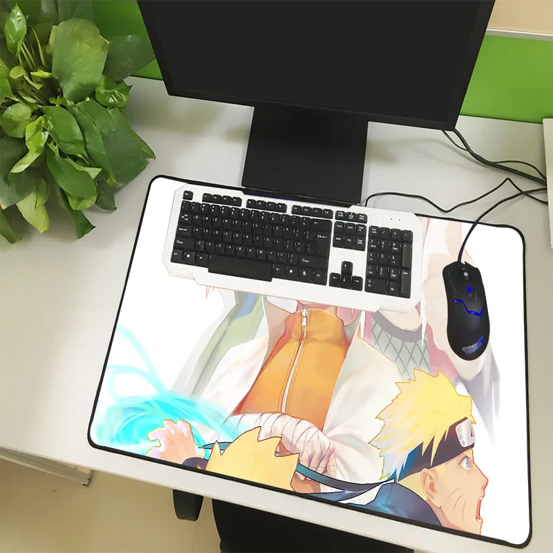 XGZ мультяшный Искушение Большой размер Коврик для мыши Черный Замок боковой