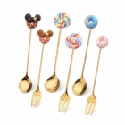 Столовая посуда из нержавеющей стали, ложка, креативный Забавный Рождественский подарочный набор, ложка для кофе, оптовая продажа с завода