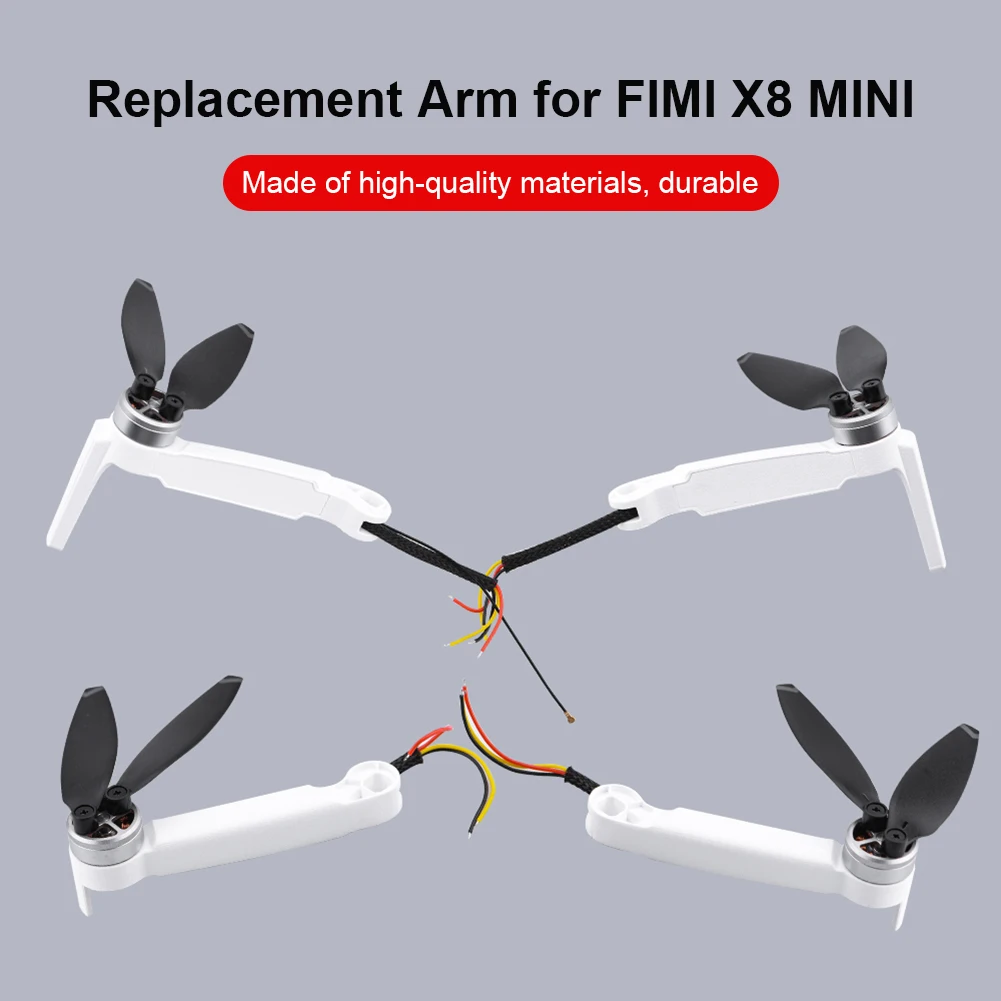 

Drone Motor Arm Repair Parts for FIMI X8 Mini RC Drone Quadcopter Front Rear Left Right Motor Arm Landing Gear
