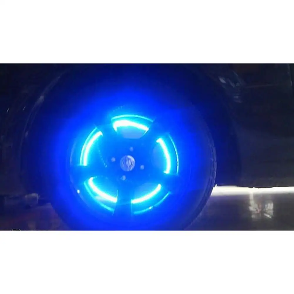 

2PCS Automobiles Tire Light With Colorful Wheels Light Sensation Wheel Lights Decorative Car Light Auto Tyre Valve Cap