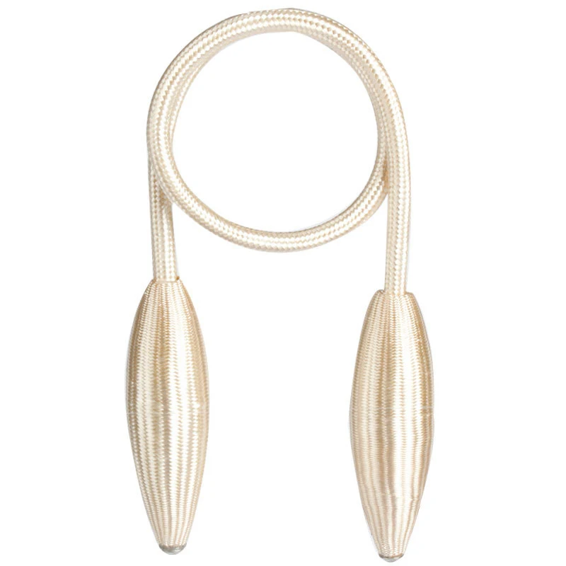 Beige 1 шт. Новые прочные зажимы для штор Tiebacks плюшевые сплав Висячие ремни веревки занавес Holdback занавес Стержни аксессуары поставка - Цвет: Beige