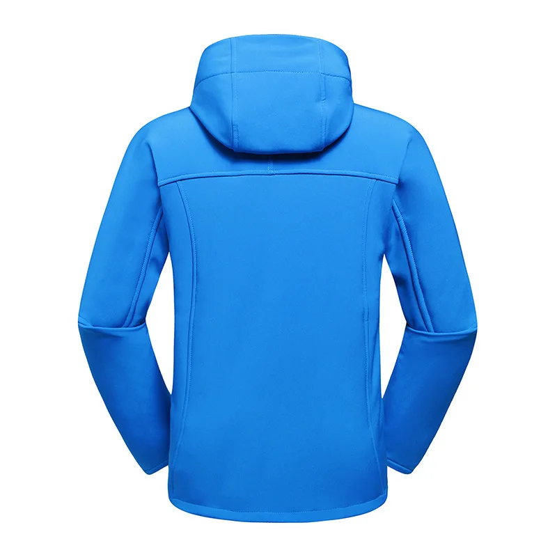 

Men's Windbreaker Hooded Cycling Jacket Cycling Raincoat Bicycle Clothing Double-side Fleece Breathable Waterproof Quick Dry
