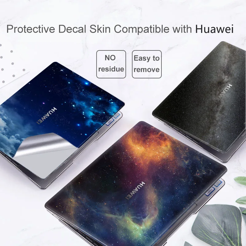Pele de Mármore da Etiqueta do Portátil para Huawei Decorativas do Caderno para Magicbook Matebook D15 Capas Superior – Inferior Palmguard 13 x Pro D14