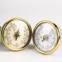 new 1pcs quality aneroid atmospheric air pressure barometer 2 56 inch diameter round dial trac outdoor fishing barometer white