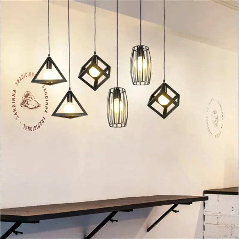 Современный минималистичный ресторан люстра креативные художественные лампы