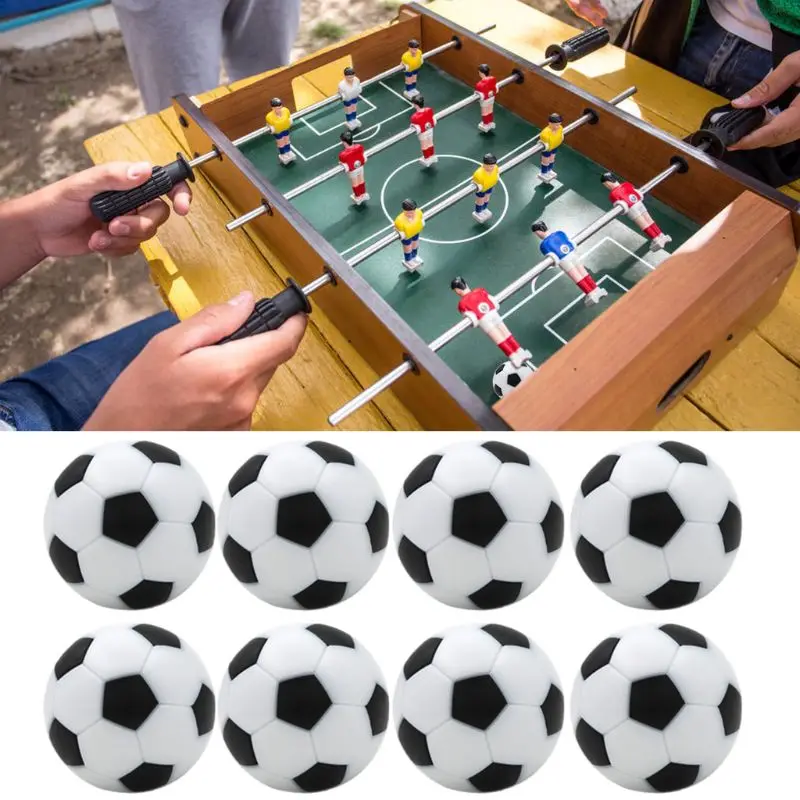 

8 шт./компл. 32 мм пластиковый настольный футбольный мяч футбольная машина аксессуары для спортивных игр для взрослых