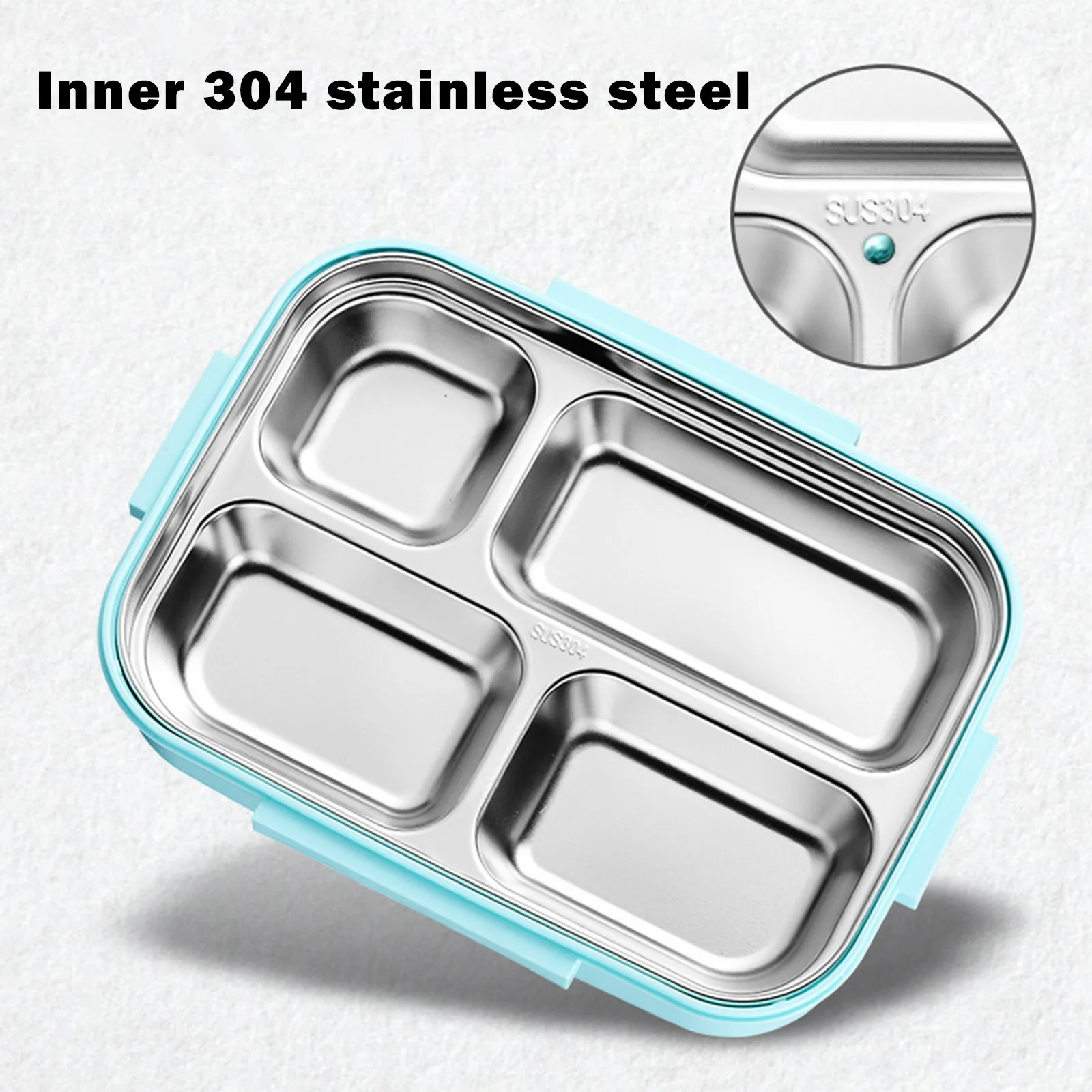 Ланч-бокс из нержавеющей стали Bento герметичный составной | Дом и сад