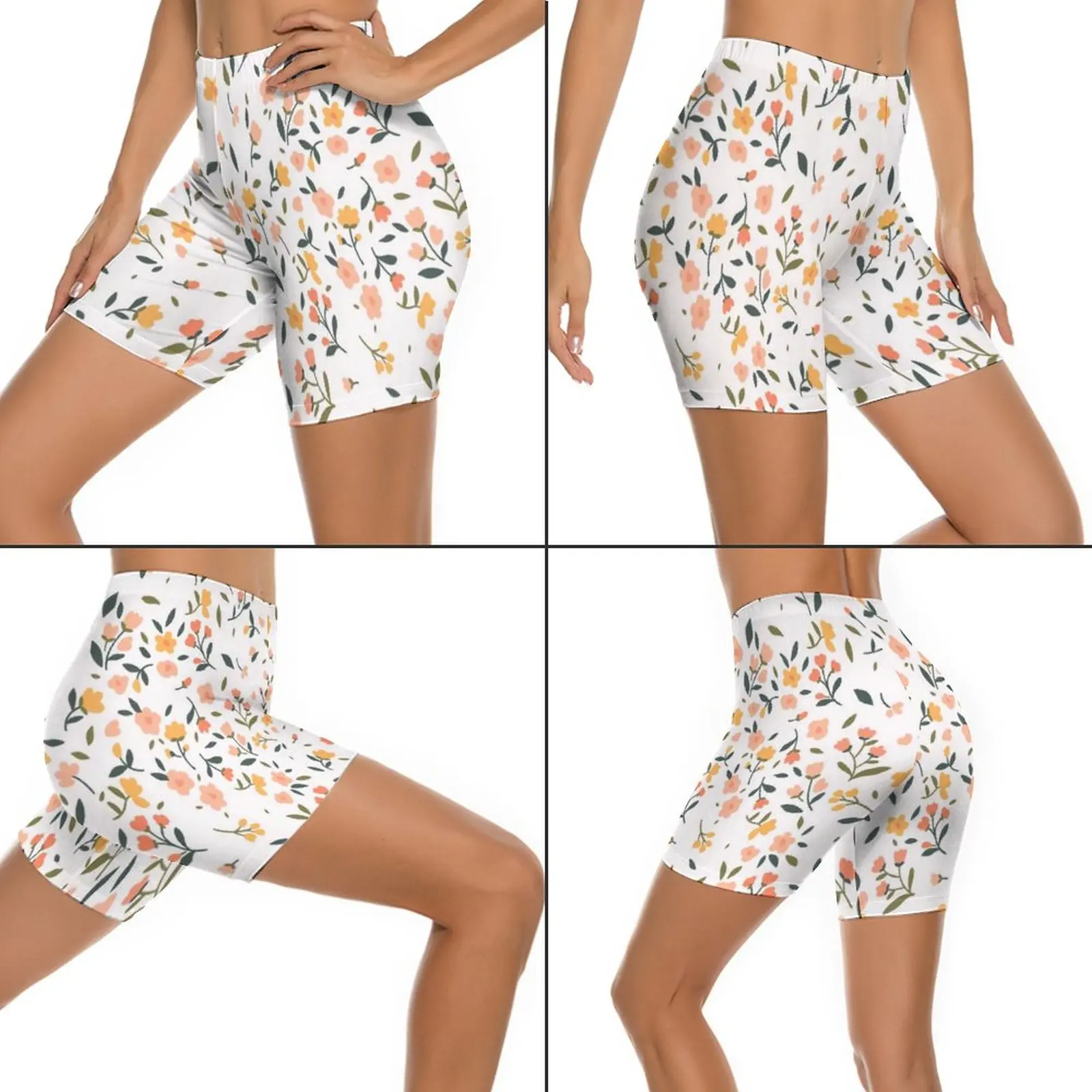 

Yoga Shorts & Leggings High Waisted Gym Shorts for Women Tummy Control Running Workout PantsYoga Pants Floral