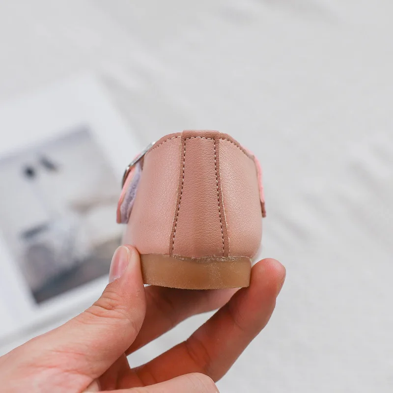 Модные туфли для маленьких девочек балетки на плоской подошве повседневная