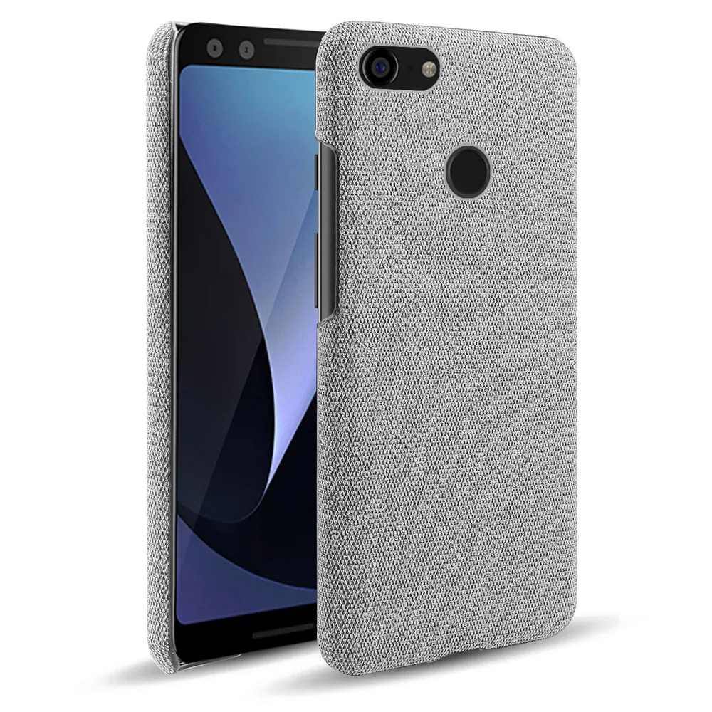 Тканевый чехол для Google Pixel 3 3XL тонкий тканевый жесткий в стиле ретро Pixel3 XL
