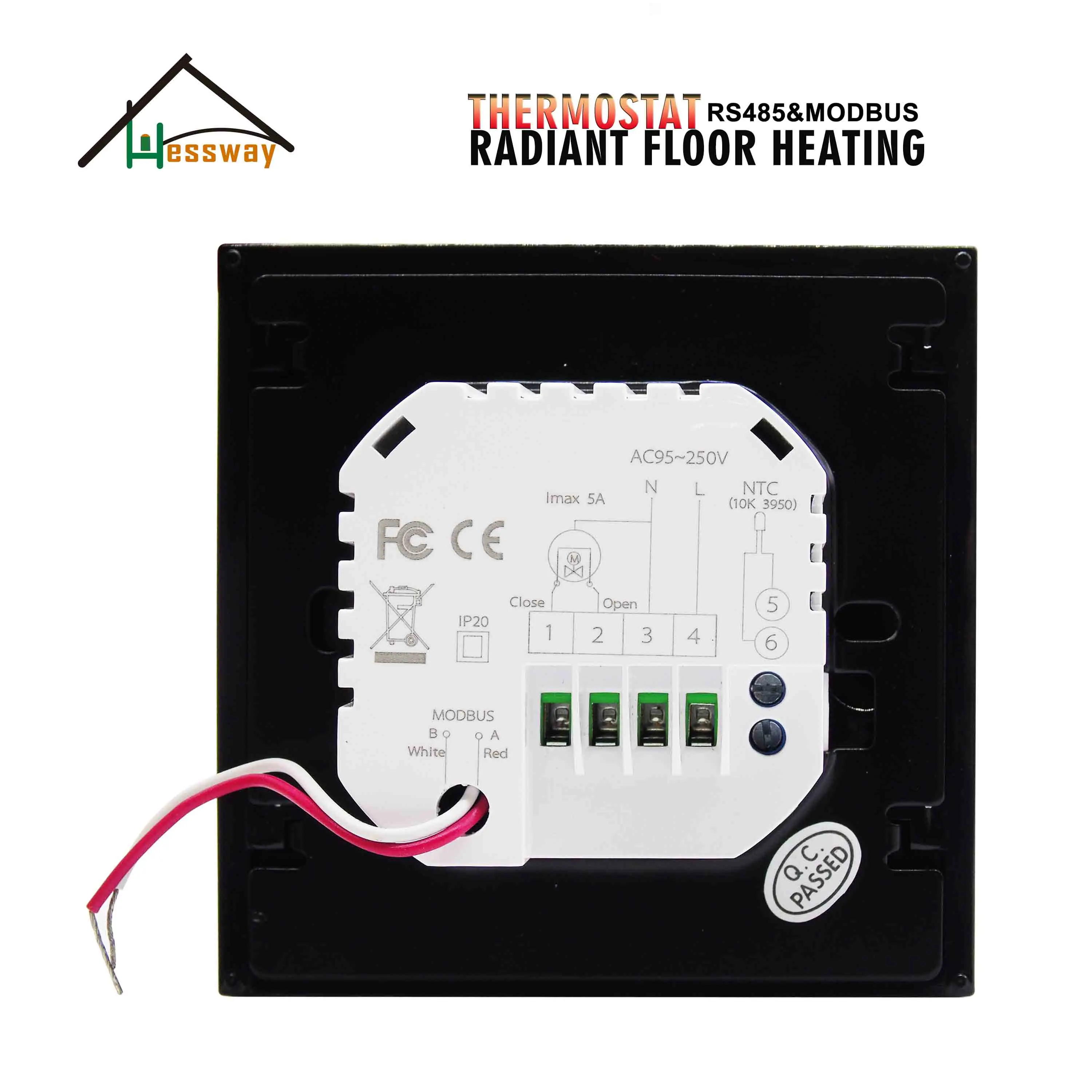 HESSWAY RS485&ampMODBUS NO/NC remote control Thermostat for Warm Floor | Бытовая техника