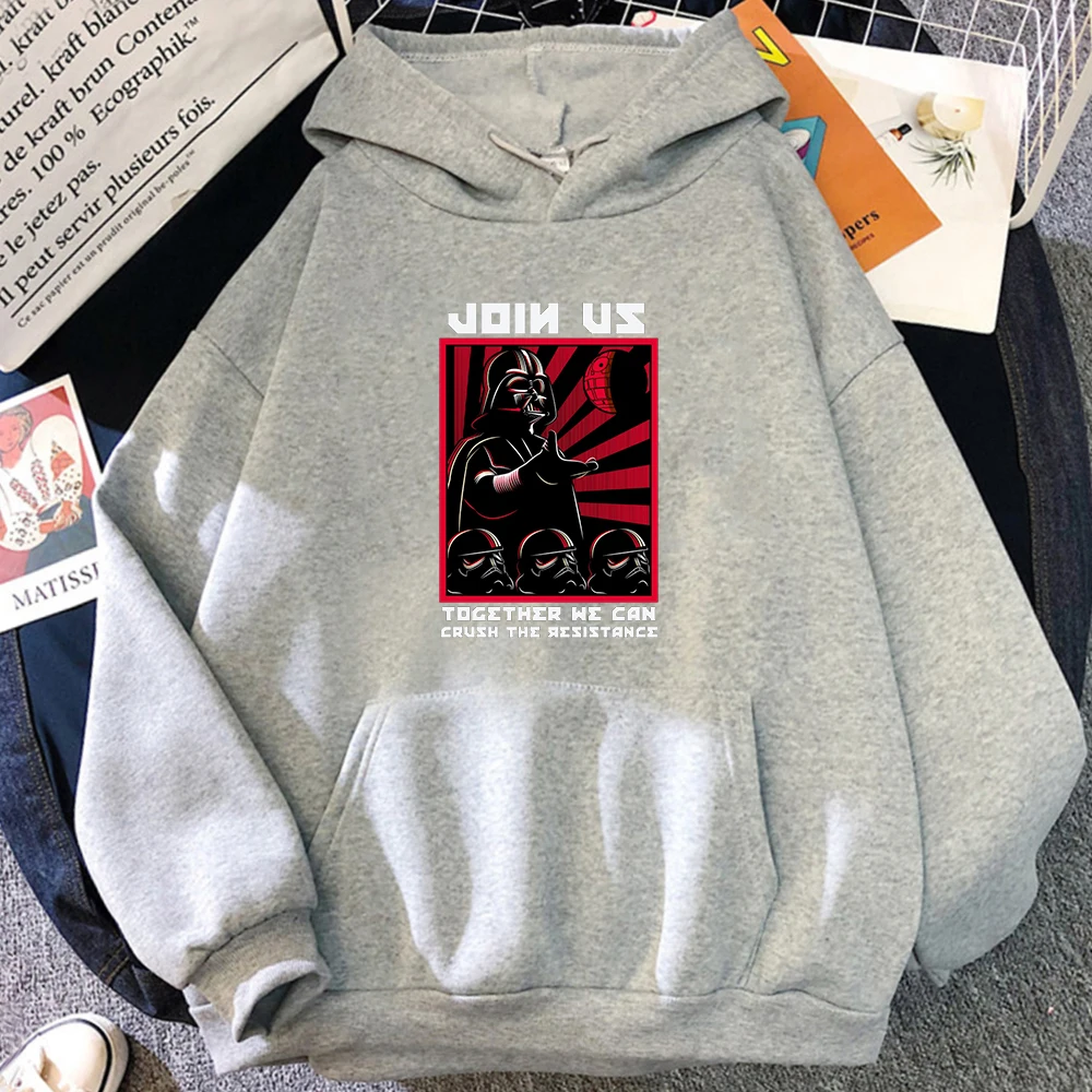 

Join Us Funny Star Wars Hoodies Male Autumn Fleece Warm Sweatshirts Disney Darth Vader Hooded Loose Harajuku Men's Streetwear