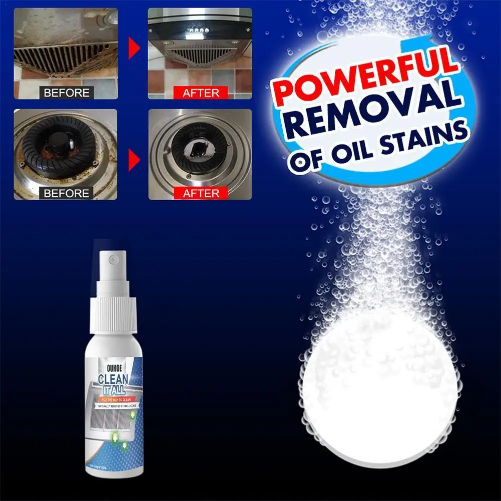 

Rust Cleaner Spray Derusting Spray Car Kitchen Pot Rust Remover Cleaner All-Purpose Faucet Supplies Maintenance Spray Clean R0O1