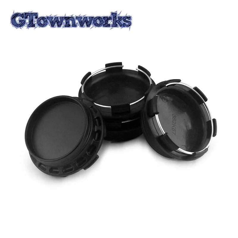 4 шт. 68 мм пластиковая фигурная крышка центра колеса для автомобильного обода черный хром Крышка Ступицы Пылезащитная крышка