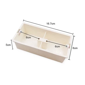High Quality Secret Stash Wall Mount Switch Junction Box 167*80*50mm for 86 Type Wall Switches and Sockets