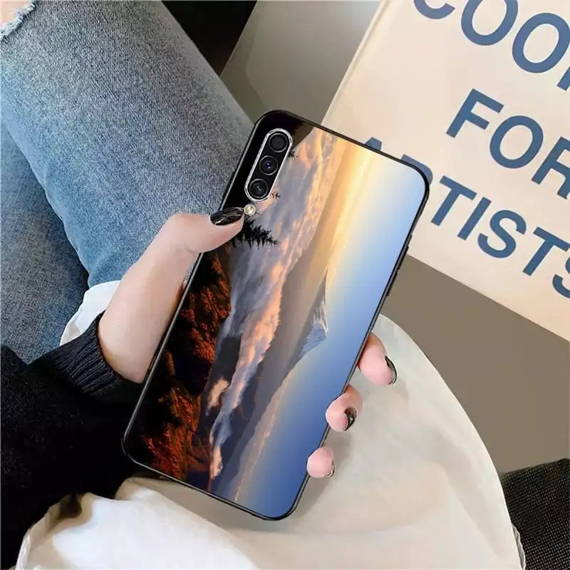 

Japan Mount Fuji active volcano Phone Case For Samsung galaxy S 9 10 20 A 10 21 30 31 40 50 51 71 s note 20 j 4 2018 plus
