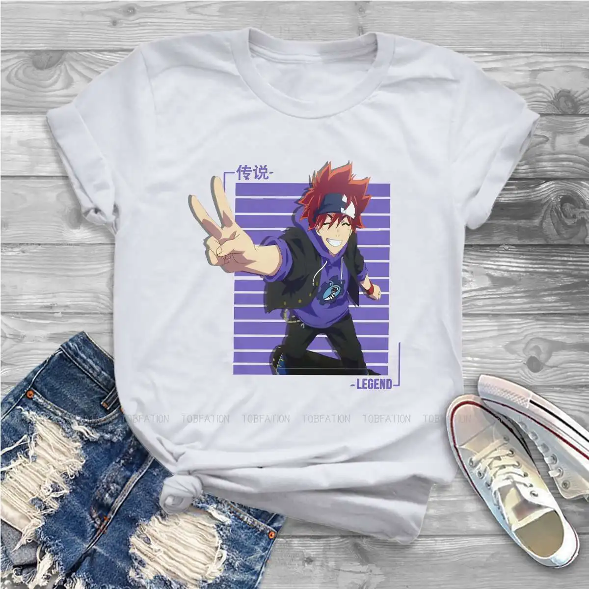 

Reki Happy Sweet Girls Women T-Shirt SK8 The Infinity Anime Series Blusas Harajuku Casual Short Sleeve Vintage Oversized Tops