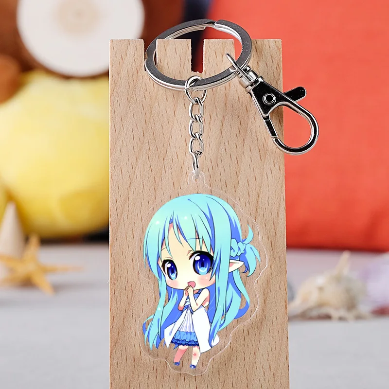 Меч Арт брелок &quotонлайн&quot милый двусторонний Синон Кирито Подвеска акриловые