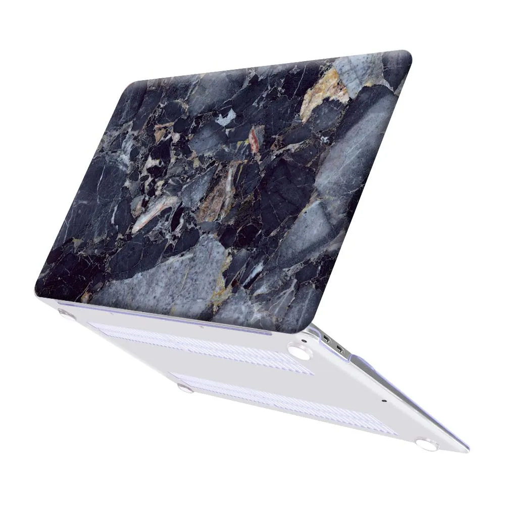 KK &amp LL для Apple MacBook Air Pro Retina 11 12 13 15 и New 13/Pro Touch Bar мрамор Жесткий Чехол ноутбука +