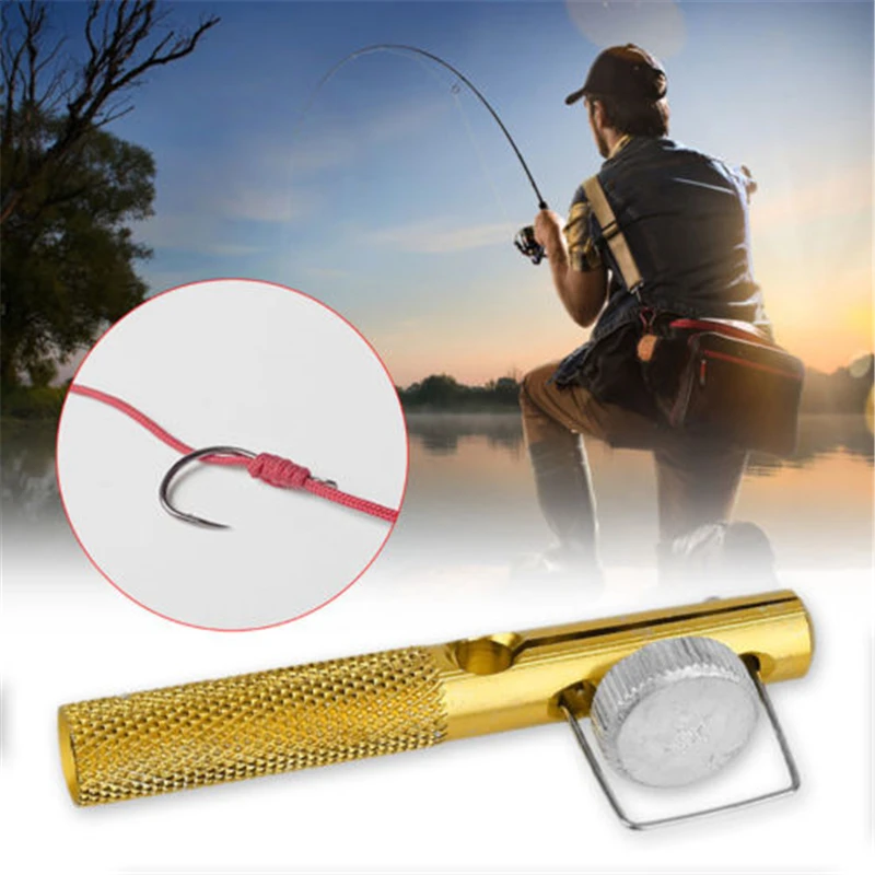 

New Design Portable Fishing Line String Knobs Angelhaken Hook Equipment Manually Tool Outdoors Fishing Accessories