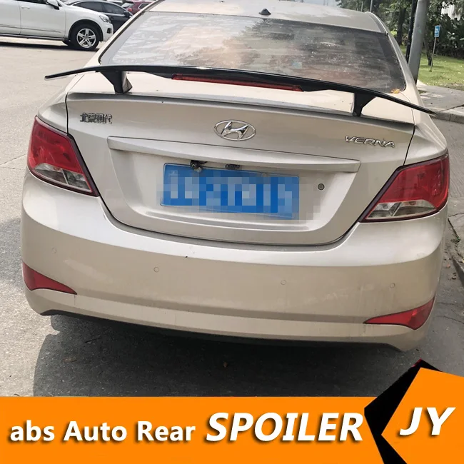Спойлер для Hyundai Accent VERNA 2000 2018 спойлер TF высокого качества из АБС пластика заднее