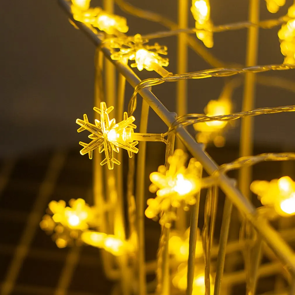 

Snowflake Lamp String LED Waterproof Lamp Bead For New Year Christmas Wedding Decoration Birthday Party