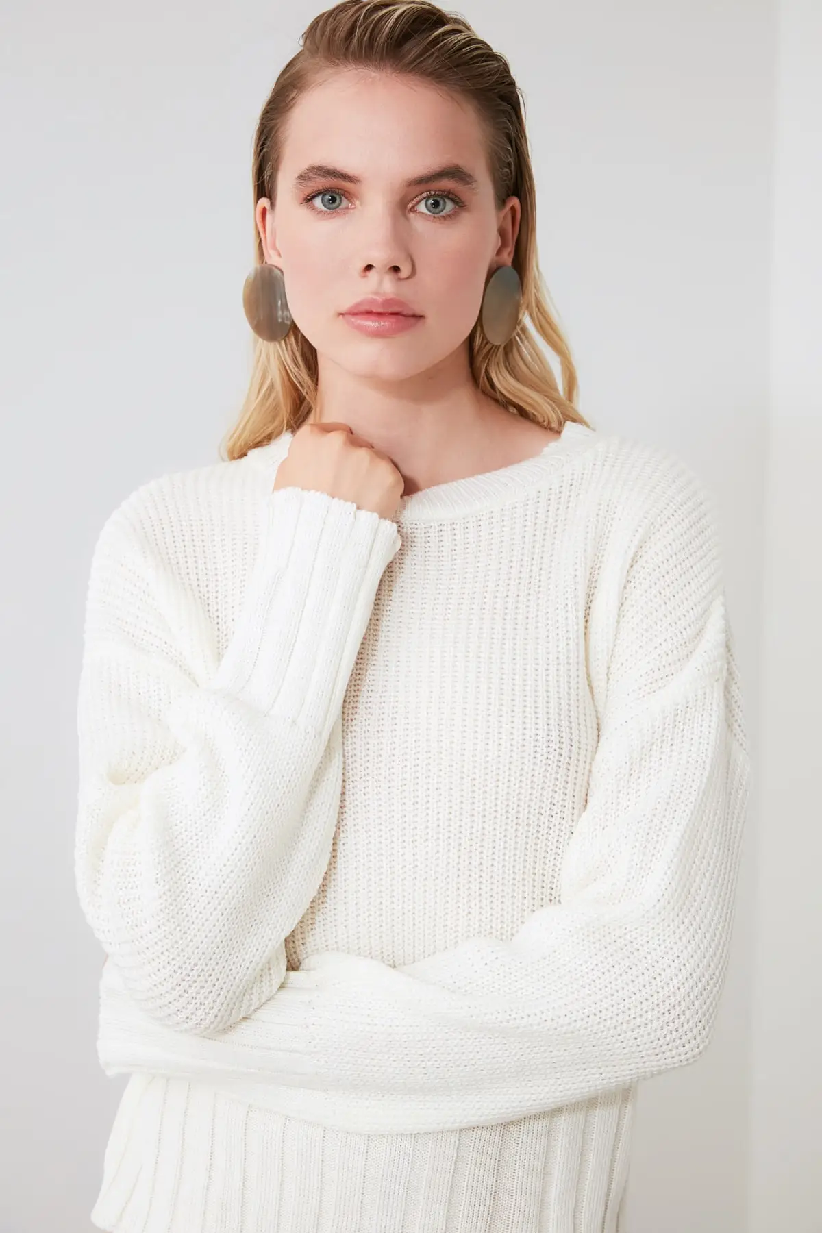 

Trendyol Bike Collar Knitwear Sweater TWOAW21KZ0871