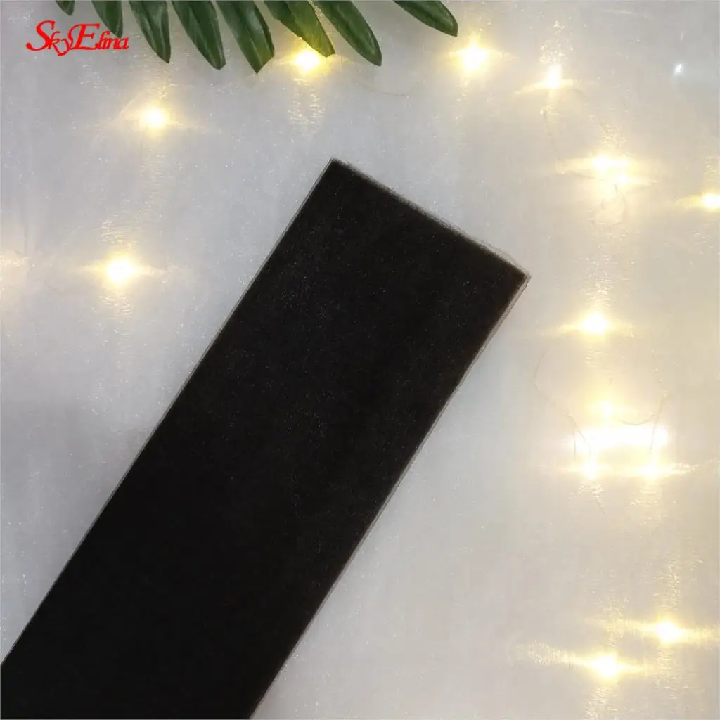 black Белый тюль рулон 72 см* 10 м рулон катушки DIY свадебное украшение из ткани ремесла Рождество Дети королева юбки тюль платье шторы 5z - Цвет: black