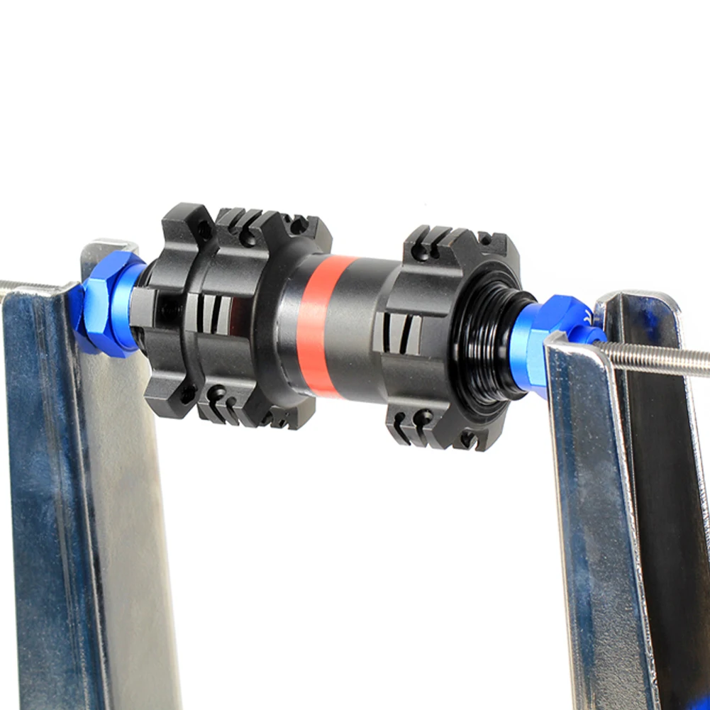 Bicycle Thru Axle Adaptor Hub Converter For 12/15/20mm Bike Rim Wheel Truing Stand Adapter With 200mm Fix Rod Accessories | Спорт и