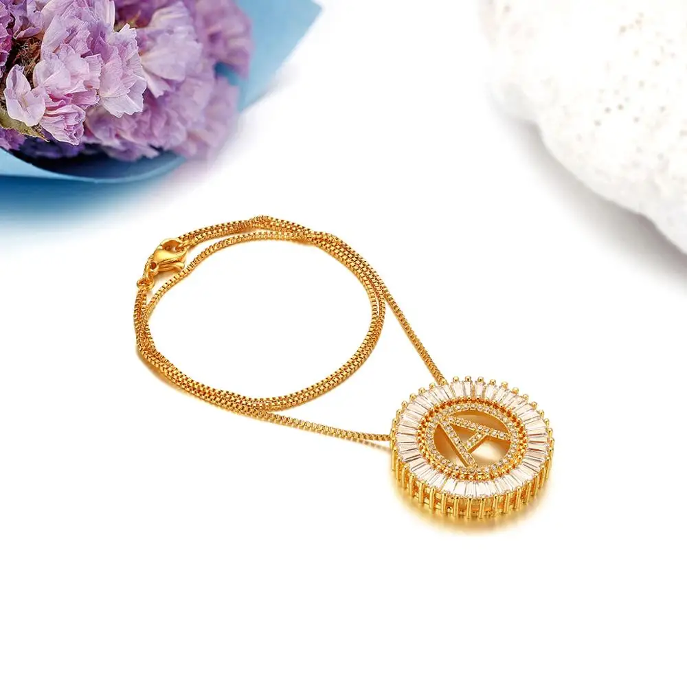 BONISKISS 26 букв алфавита кулон начальное письмо ожерелье из нержавеющей стали A Z