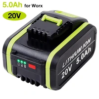 5 0ah 20v lithium ion replacement battery for worx wa3551 wa3551 1 wa3553 wa3641 wg629e wg546e wu268 for worx power tools