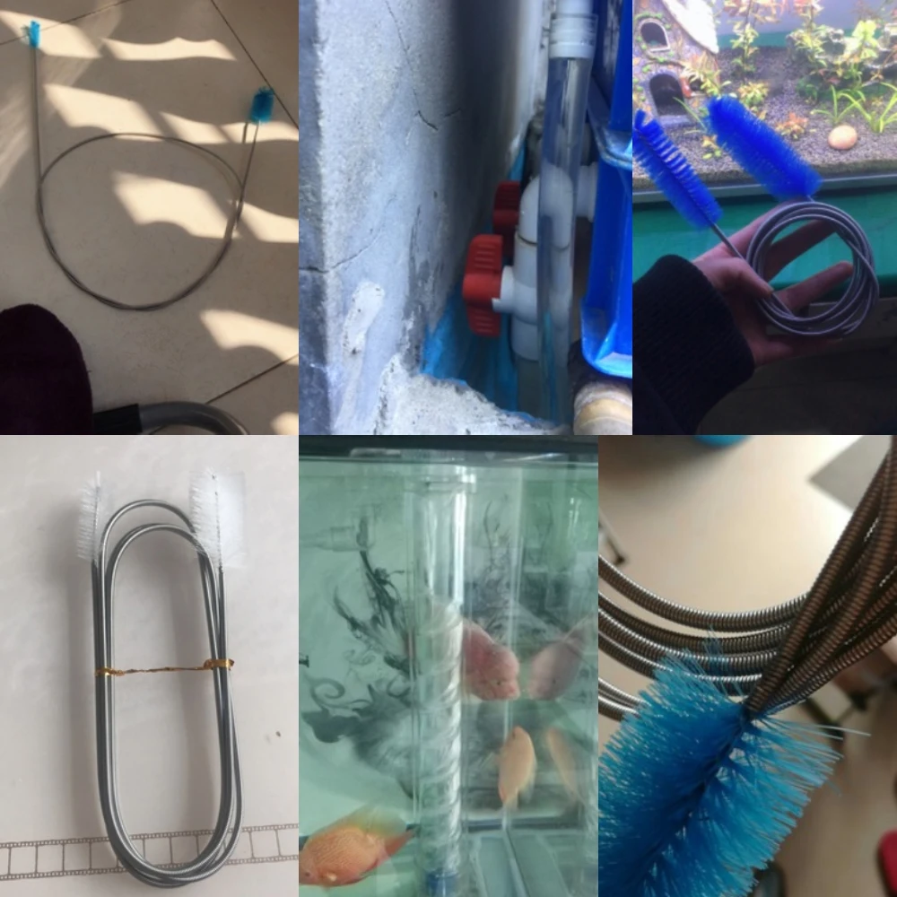 Нержавеющая сталь Гибкая двойная головка чистящей щетки многофункциональная