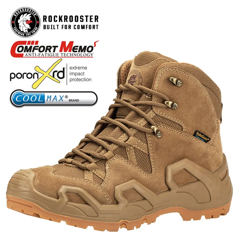 ROCKROOSTER Outdoor Hiking Shoes Military Field Winter Sneak