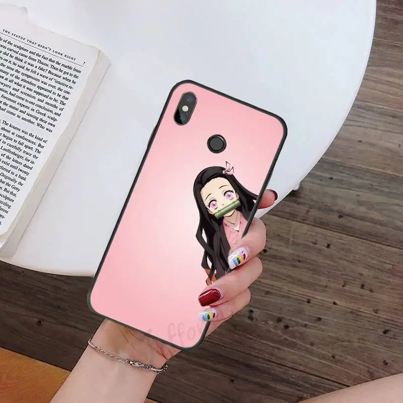 

HOT Anime Demon Slayer Phone Case For Xiaomi Redmi note 7 8 9 t k30 max3 9 s 10 pro lite