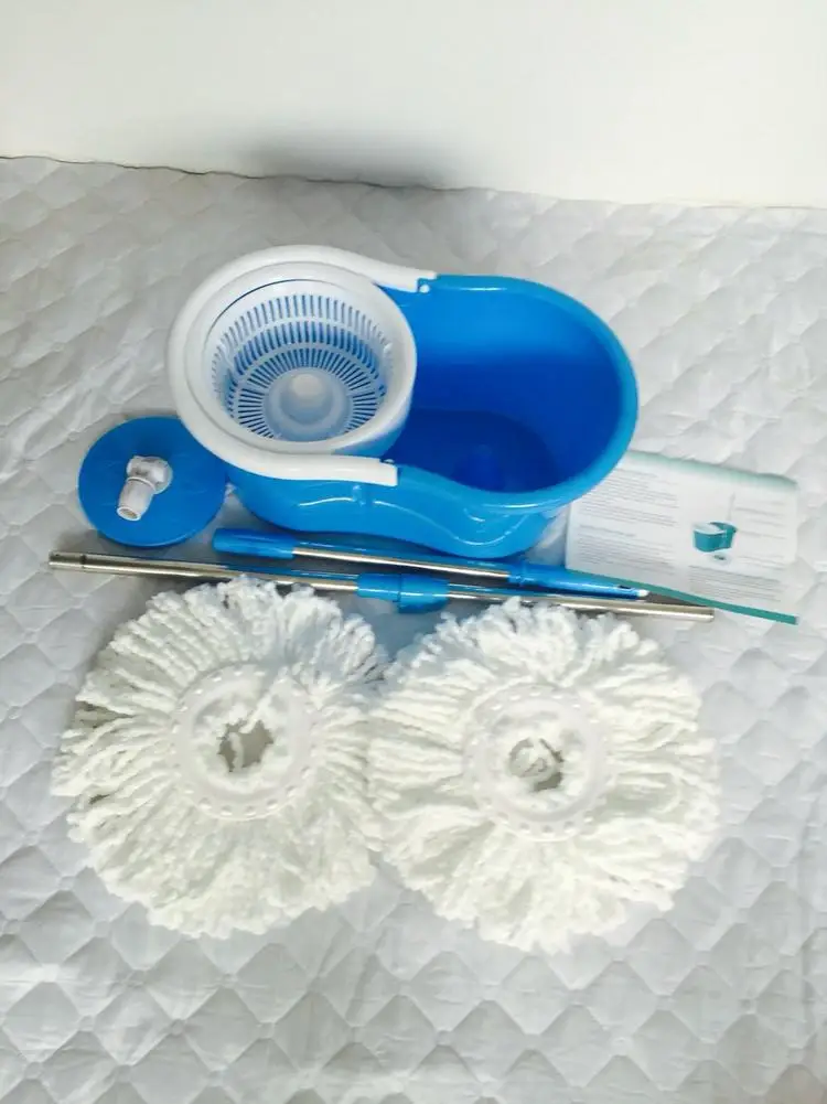 

Newly Designed Mop Head Replacement 360-degree Rotating White Cleaner Machine Washable Spin Durable Mop Accessory Cleaning Tool